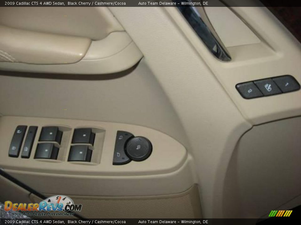 2009 Cadillac CTS 4 AWD Sedan Black Cherry / Cashmere/Cocoa Photo #13
