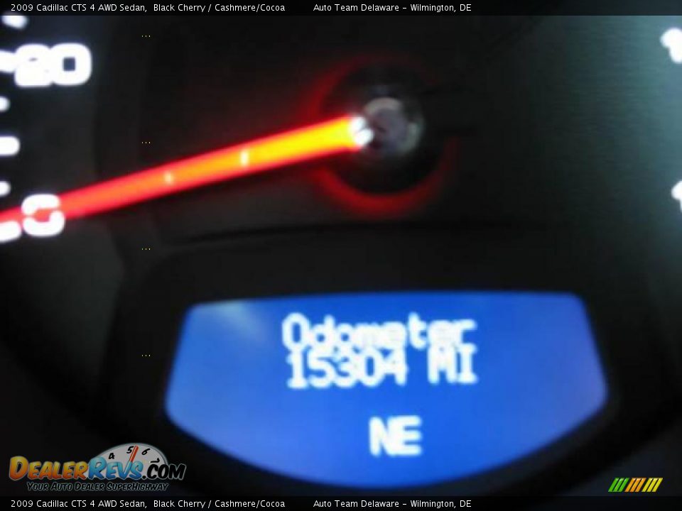 2009 Cadillac CTS 4 AWD Sedan Black Cherry / Cashmere/Cocoa Photo #16