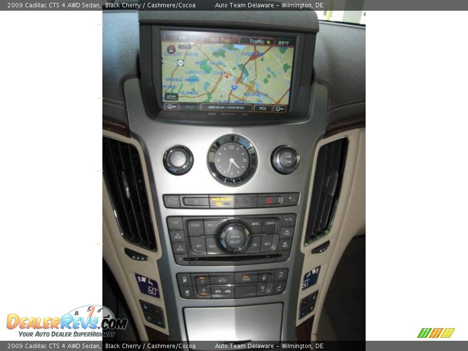 2009 Cadillac CTS 4 AWD Sedan Black Cherry / Cashmere/Cocoa Photo #17