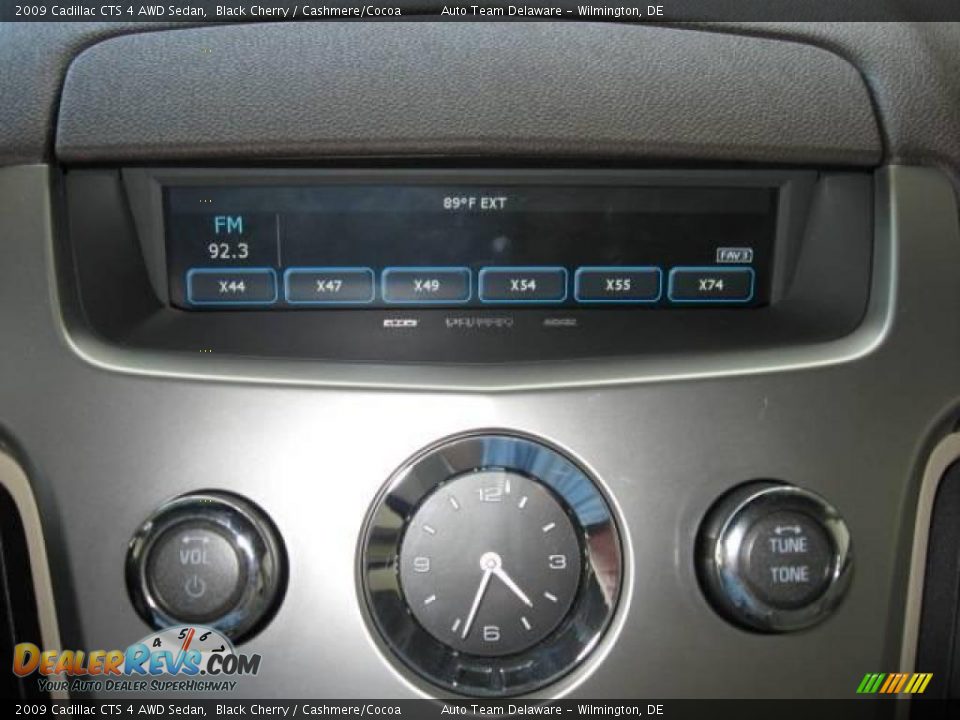 2009 Cadillac CTS 4 AWD Sedan Black Cherry / Cashmere/Cocoa Photo #19