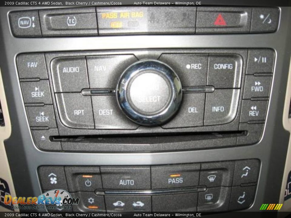 2009 Cadillac CTS 4 AWD Sedan Black Cherry / Cashmere/Cocoa Photo #20