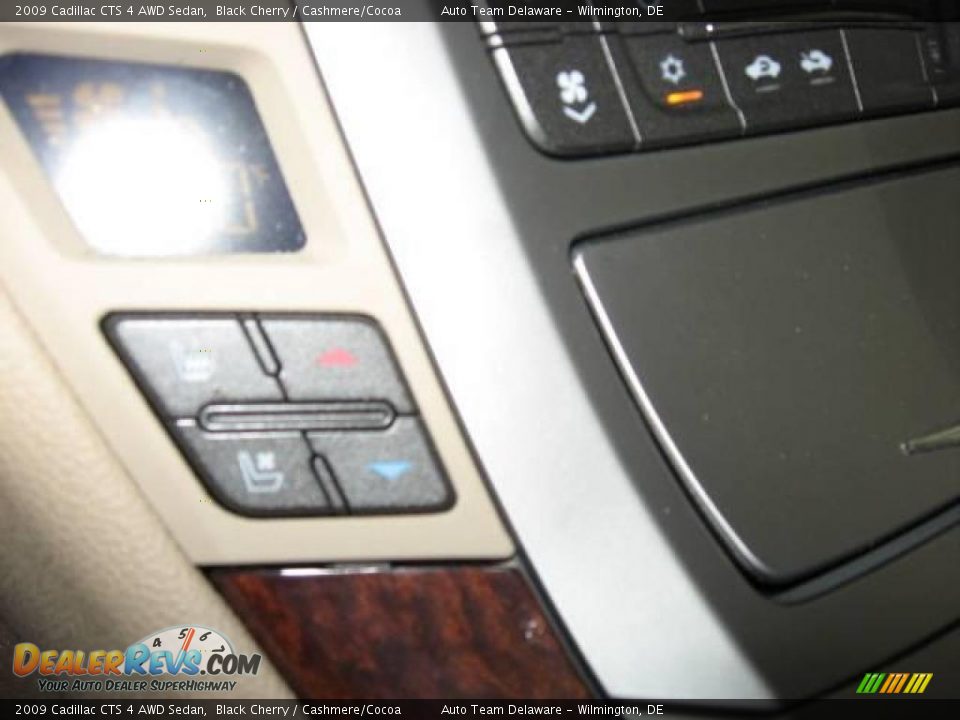 2009 Cadillac CTS 4 AWD Sedan Black Cherry / Cashmere/Cocoa Photo #21
