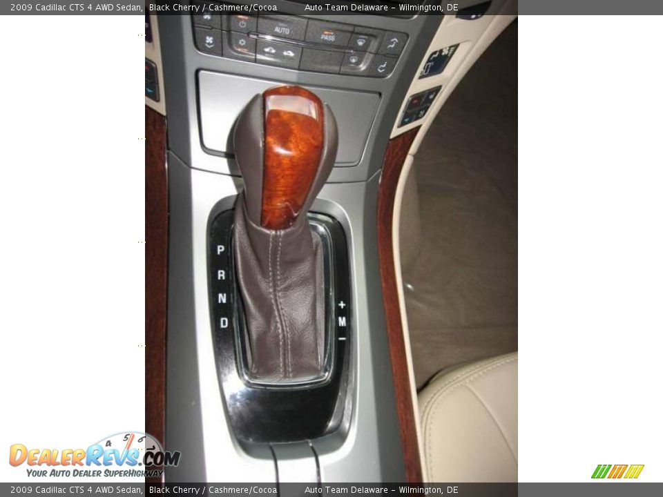 2009 Cadillac CTS 4 AWD Sedan Black Cherry / Cashmere/Cocoa Photo #22