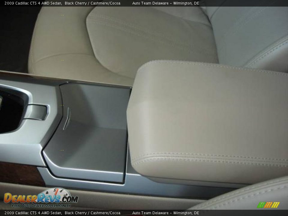 2009 Cadillac CTS 4 AWD Sedan Black Cherry / Cashmere/Cocoa Photo #23