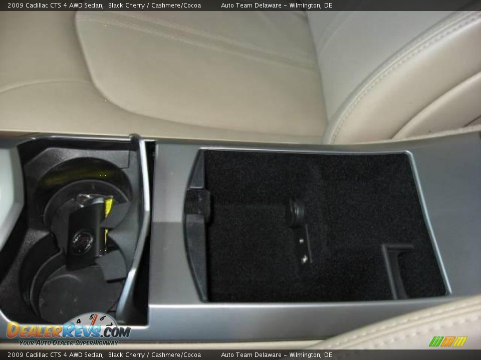 2009 Cadillac CTS 4 AWD Sedan Black Cherry / Cashmere/Cocoa Photo #24