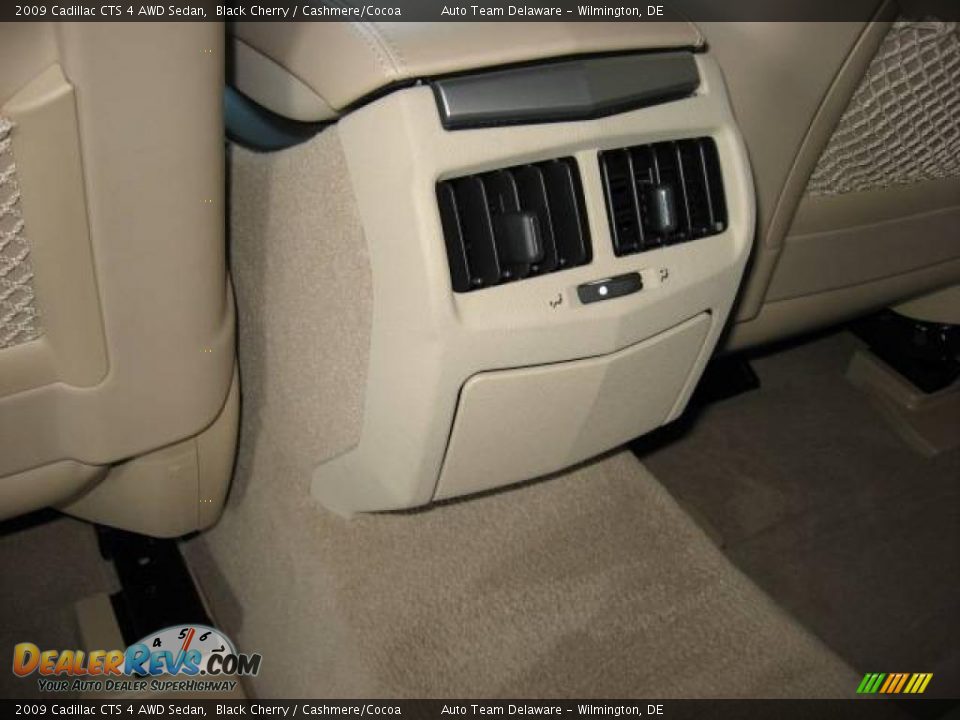 2009 Cadillac CTS 4 AWD Sedan Black Cherry / Cashmere/Cocoa Photo #32