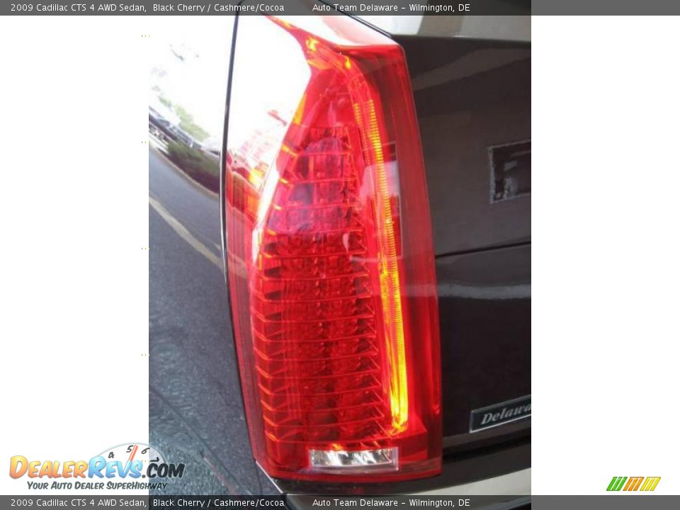 2009 Cadillac CTS 4 AWD Sedan Black Cherry / Cashmere/Cocoa Photo #33