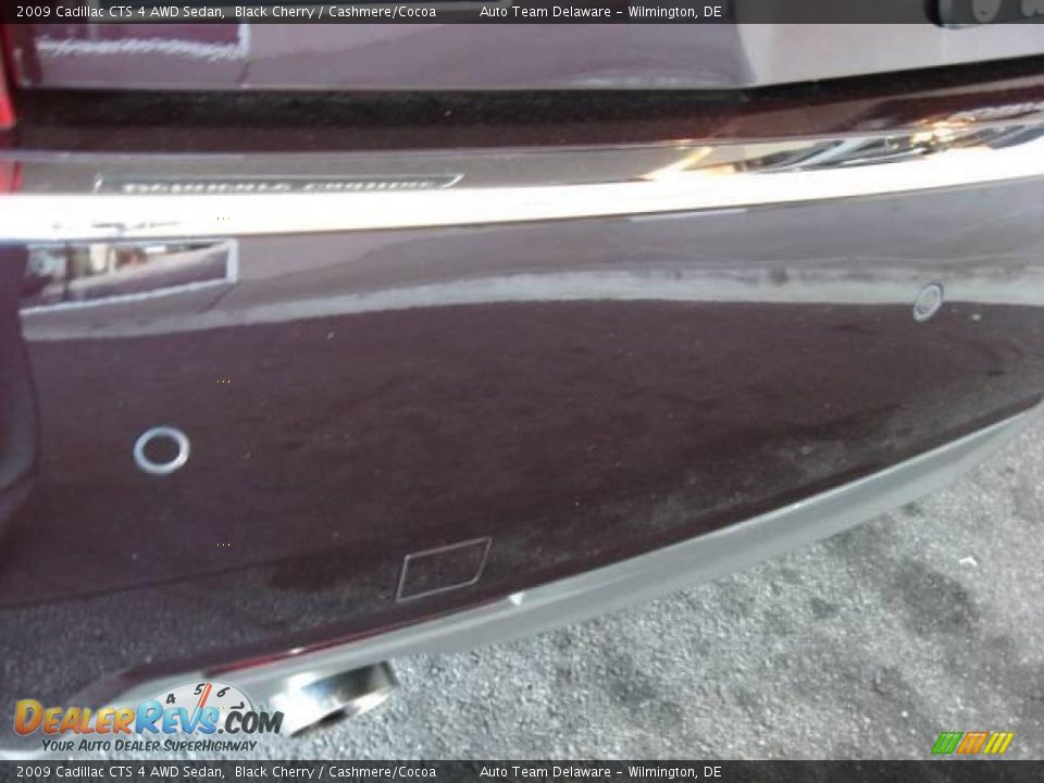 2009 Cadillac CTS 4 AWD Sedan Black Cherry / Cashmere/Cocoa Photo #36