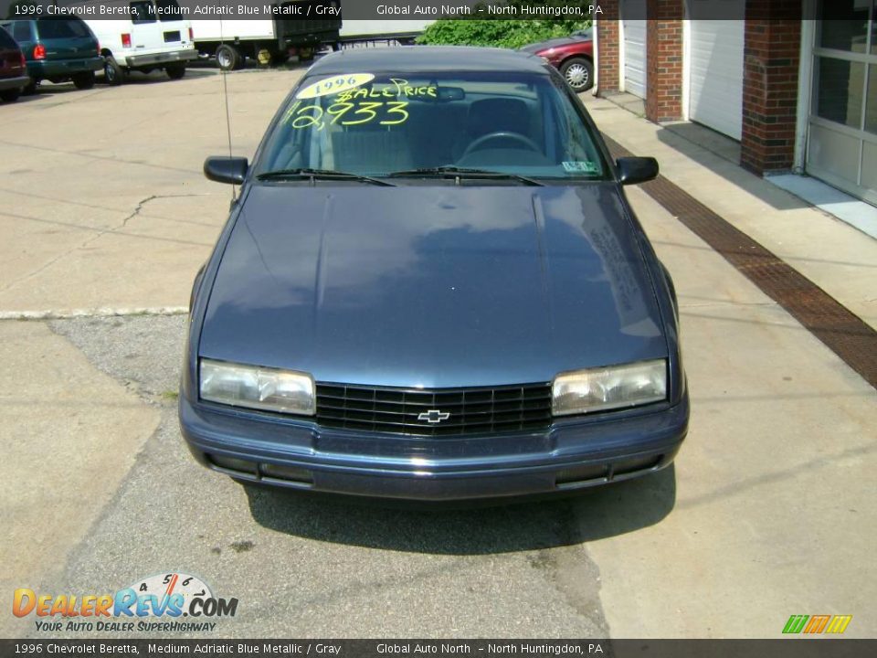 1996 Chevrolet Beretta Medium Adriatic Blue Metallic / Gray Photo #3