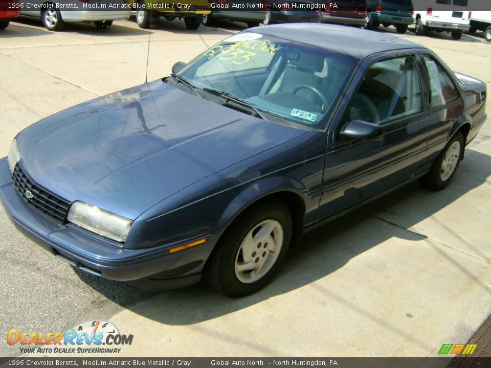 1996 Chevrolet Beretta Medium Adriatic Blue Metallic / Gray Photo #4