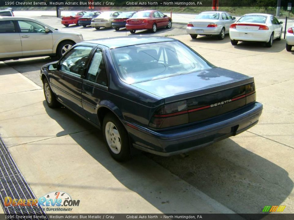 1996 Chevrolet Beretta Medium Adriatic Blue Metallic / Gray Photo #5