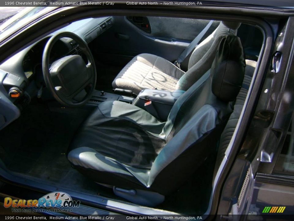1996 Chevrolet Beretta Medium Adriatic Blue Metallic / Gray Photo #7