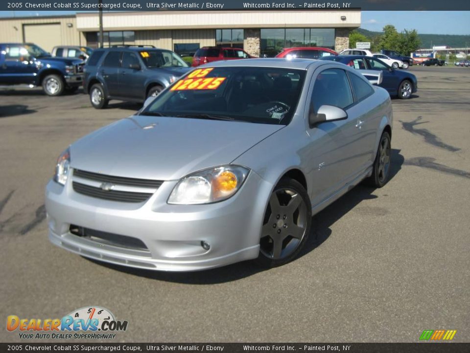 2005 Chevrolet Cobalt SS Supercharged Coupe Ultra Silver Metallic / Ebony Photo #1