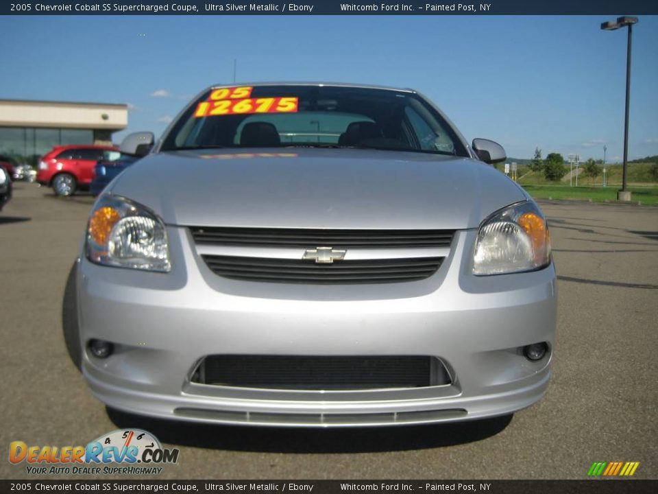 2005 Chevrolet Cobalt SS Supercharged Coupe Ultra Silver Metallic / Ebony Photo #2