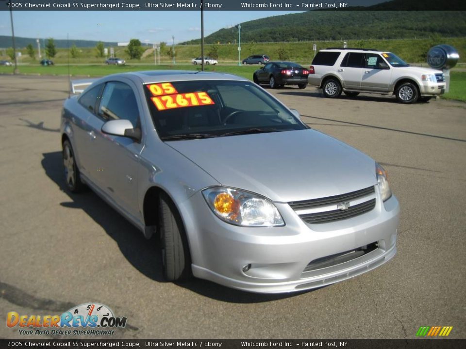 2005 Chevrolet Cobalt SS Supercharged Coupe Ultra Silver Metallic / Ebony Photo #3