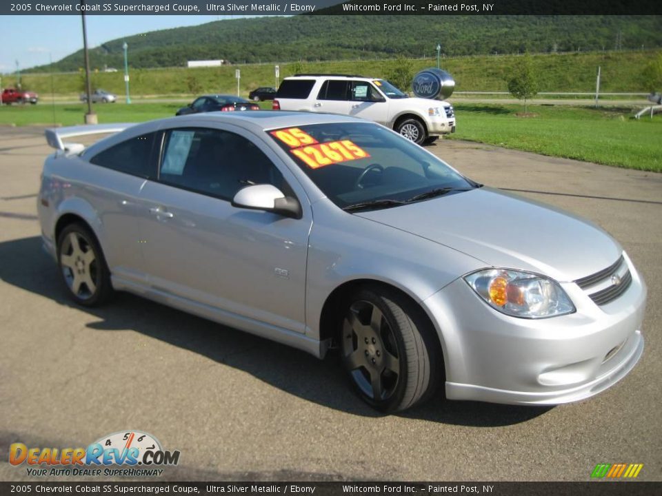 2005 Chevrolet Cobalt SS Supercharged Coupe Ultra Silver Metallic / Ebony Photo #4