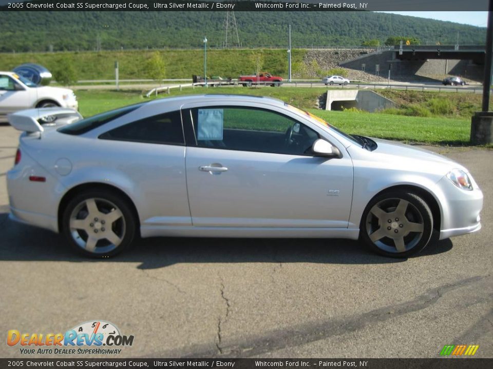 2005 Chevrolet Cobalt SS Supercharged Coupe Ultra Silver Metallic / Ebony Photo #5