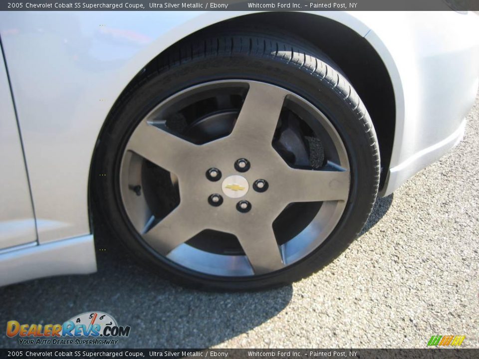 2005 Chevrolet Cobalt SS Supercharged Coupe Ultra Silver Metallic / Ebony Photo #6