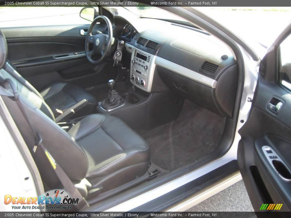 2005 Chevrolet Cobalt SS Supercharged Coupe Ultra Silver Metallic / Ebony Photo #8