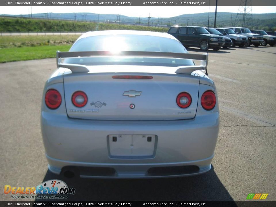 2005 Chevrolet Cobalt SS Supercharged Coupe Ultra Silver Metallic / Ebony Photo #13
