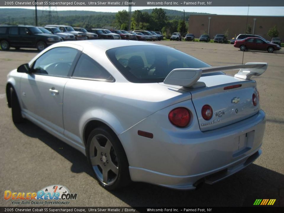 2005 Chevrolet Cobalt SS Supercharged Coupe Ultra Silver Metallic / Ebony Photo #14