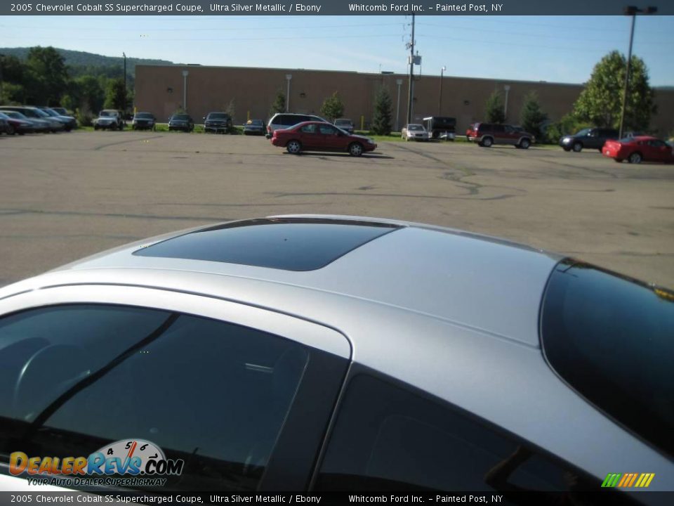 2005 Chevrolet Cobalt SS Supercharged Coupe Ultra Silver Metallic / Ebony Photo #15