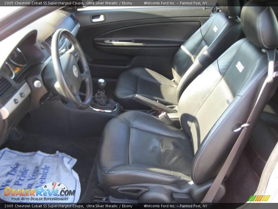 2005 Chevrolet Cobalt SS Supercharged Coupe Ultra Silver Metallic / Ebony Photo #17