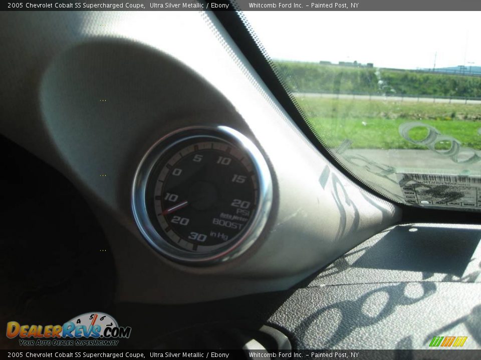2005 Chevrolet Cobalt SS Supercharged Coupe Ultra Silver Metallic / Ebony Photo #18