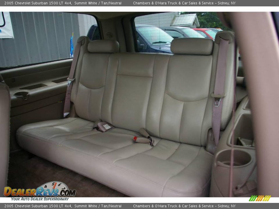 2005 Chevrolet Suburban 1500 LT 4x4 Summit White / Tan/Neutral Photo #12