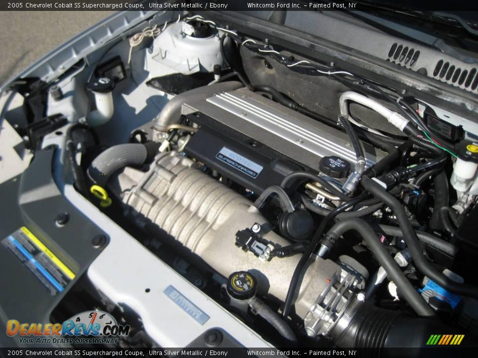 2005 Chevrolet Cobalt SS Supercharged Coupe Ultra Silver Metallic / Ebony Photo #22