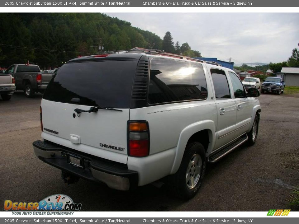 2005 Chevrolet Suburban 1500 LT 4x4 Summit White / Tan/Neutral Photo #15