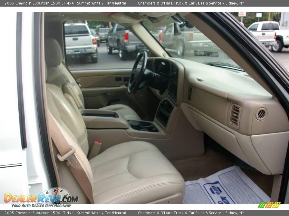 2005 Chevrolet Suburban 1500 LT 4x4 Summit White / Tan/Neutral Photo #17