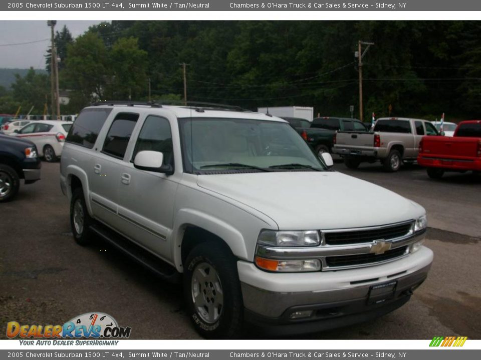 2005 Chevrolet Suburban 1500 LT 4x4 Summit White / Tan/Neutral Photo #20