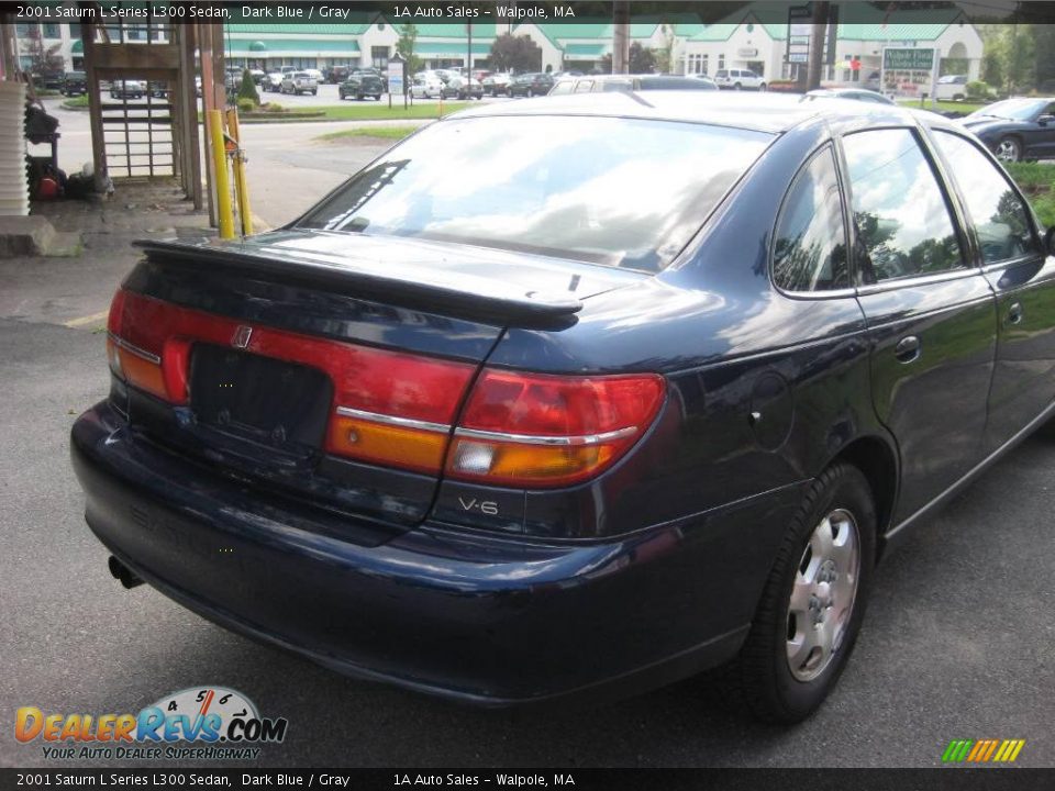 2001 Saturn L Series L300 Sedan Dark Blue / Gray Photo #13