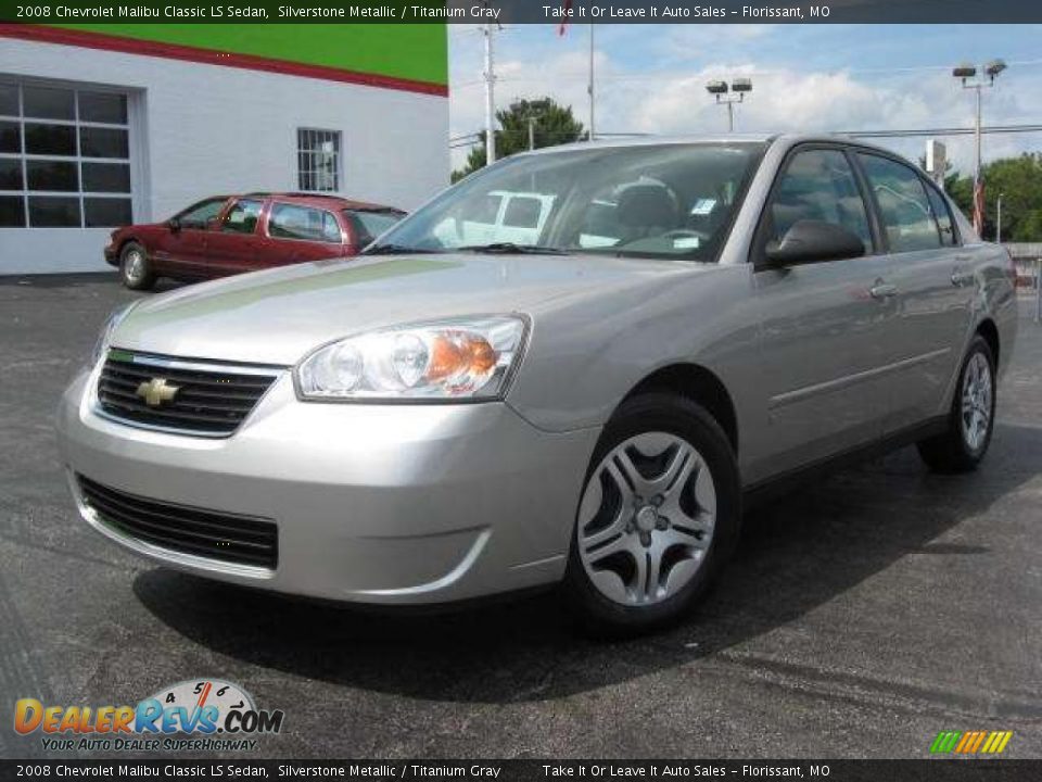 2008 Chevrolet Malibu Classic LS Sedan Silverstone Metallic / Titanium Gray Photo #1