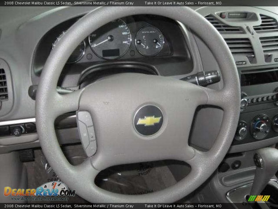 2008 Chevrolet Malibu Classic LS Sedan Silverstone Metallic / Titanium Gray Photo #6