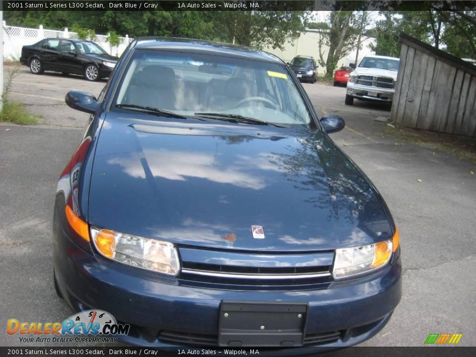 2001 Saturn L Series L300 Sedan Dark Blue / Gray Photo #18