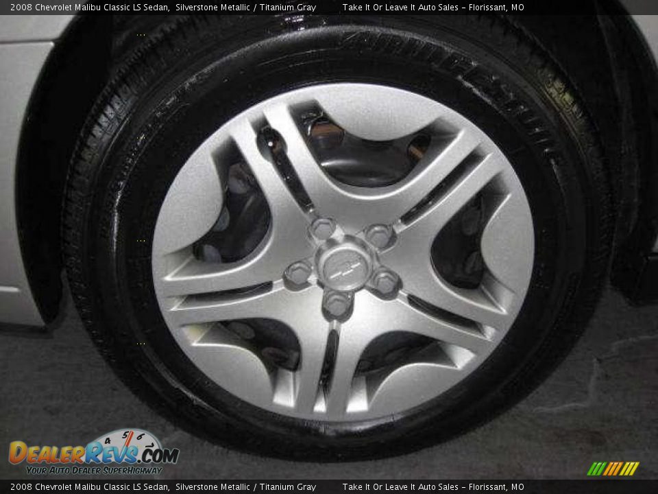 2008 Chevrolet Malibu Classic LS Sedan Silverstone Metallic / Titanium Gray Photo #7
