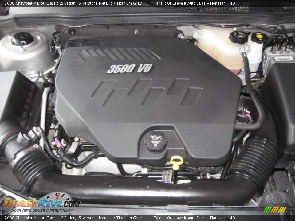 2008 Chevrolet Malibu Classic LS Sedan Silverstone Metallic / Titanium Gray Photo #8