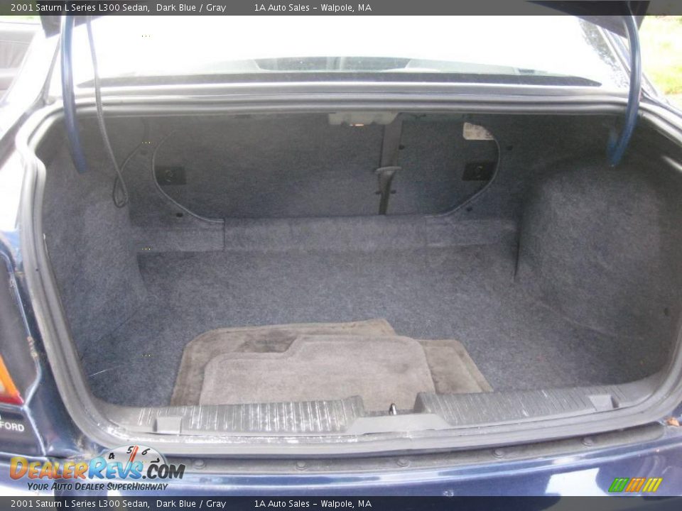 2001 Saturn L Series L300 Sedan Dark Blue / Gray Photo #20