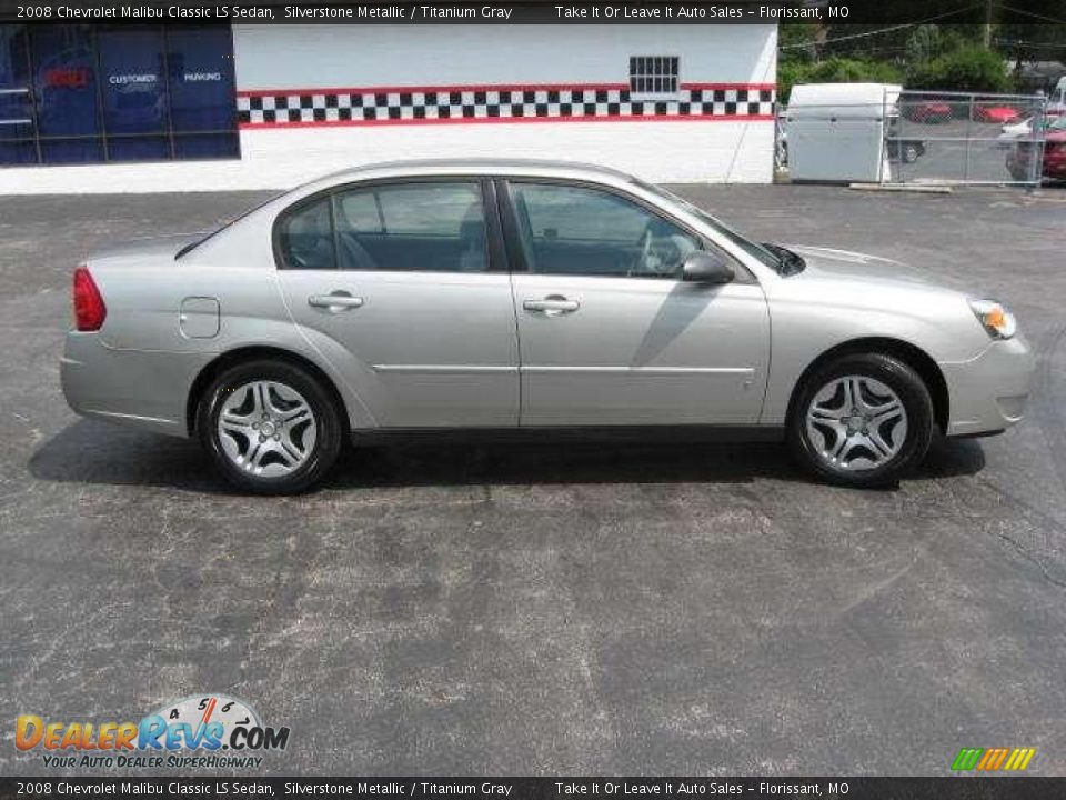 2008 Chevrolet Malibu Classic LS Sedan Silverstone Metallic / Titanium Gray Photo #10