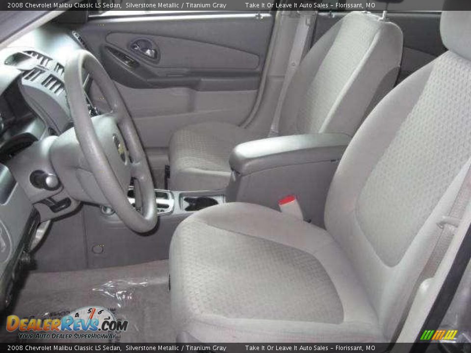 2008 Chevrolet Malibu Classic LS Sedan Silverstone Metallic / Titanium Gray Photo #16