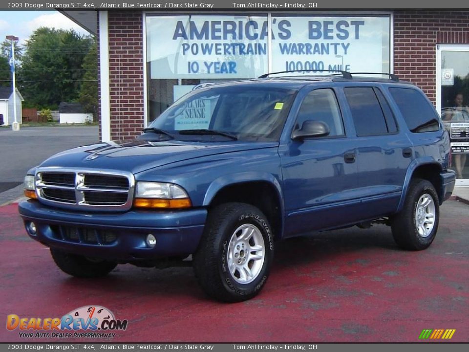 2003 Dodge Durango SLT 4x4 Atlantic Blue Pearlcoat / Dark Slate Gray Photo #1
