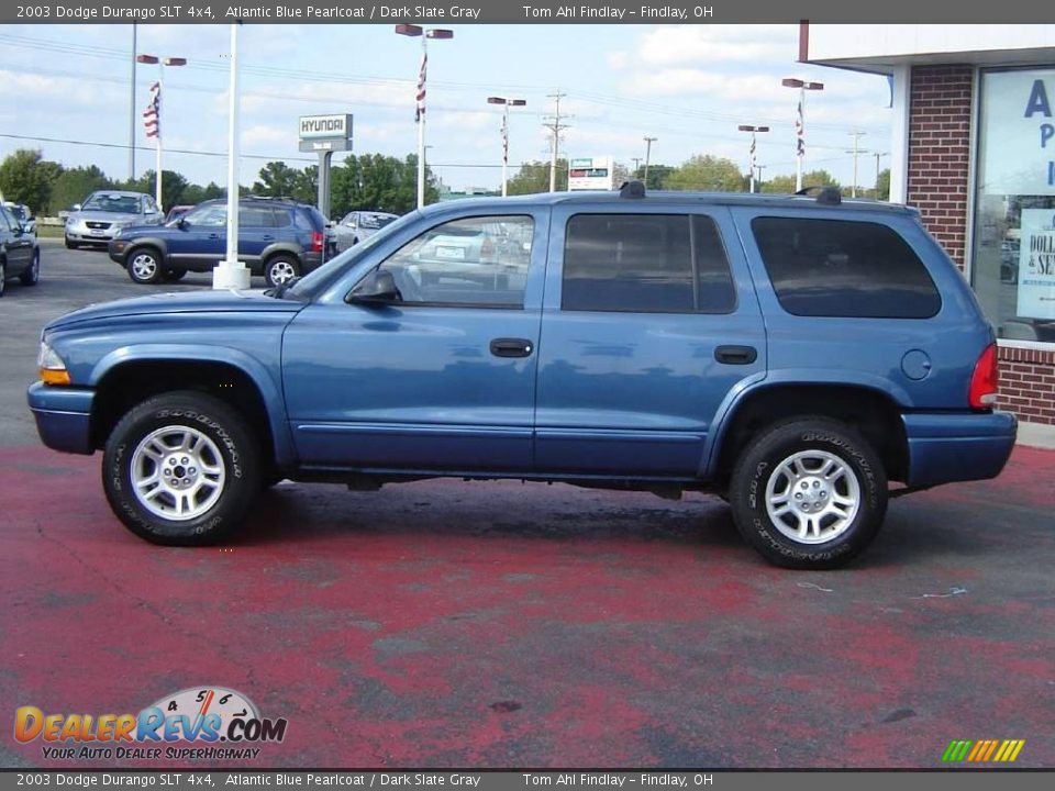 2003 Dodge Durango SLT 4x4 Atlantic Blue Pearlcoat / Dark Slate Gray Photo #2