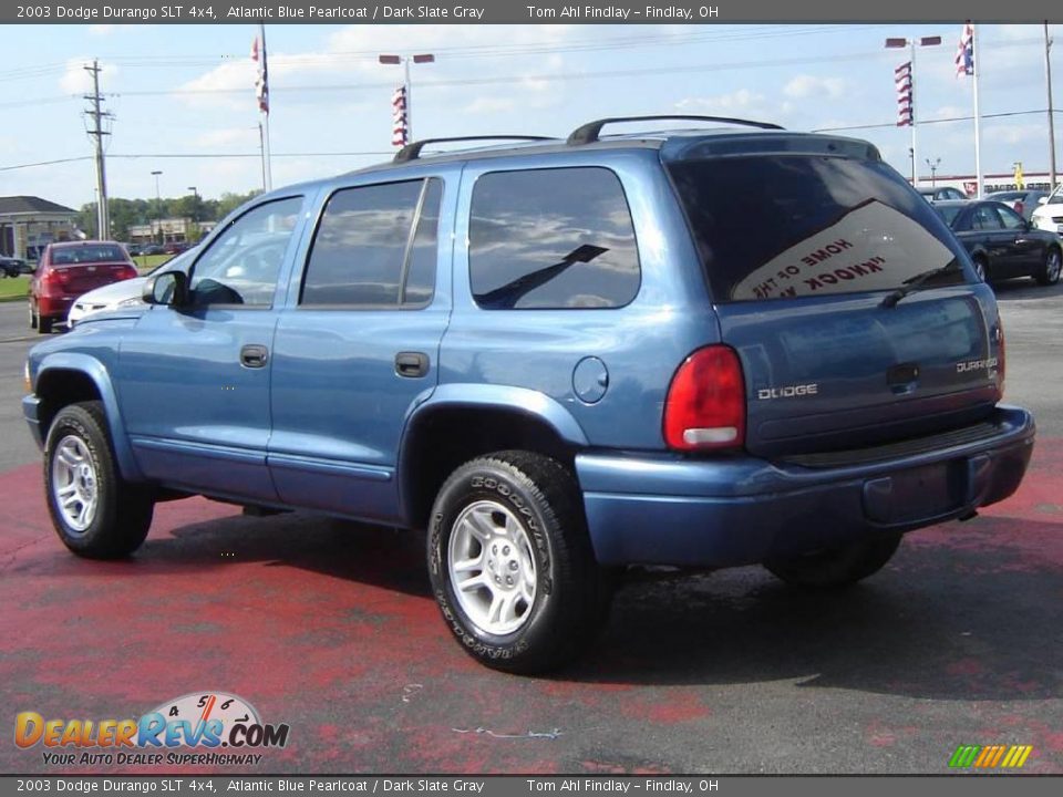 2003 Dodge Durango SLT 4x4 Atlantic Blue Pearlcoat / Dark Slate Gray Photo #3