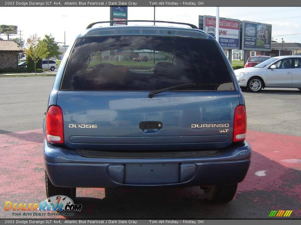 2003 Dodge Durango SLT 4x4 Atlantic Blue Pearlcoat / Dark Slate Gray Photo #4