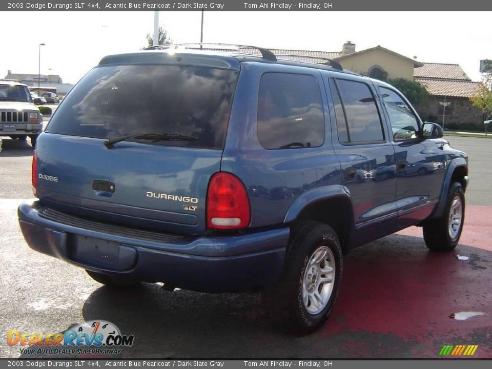 2003 Dodge Durango SLT 4x4 Atlantic Blue Pearlcoat / Dark Slate Gray Photo #5
