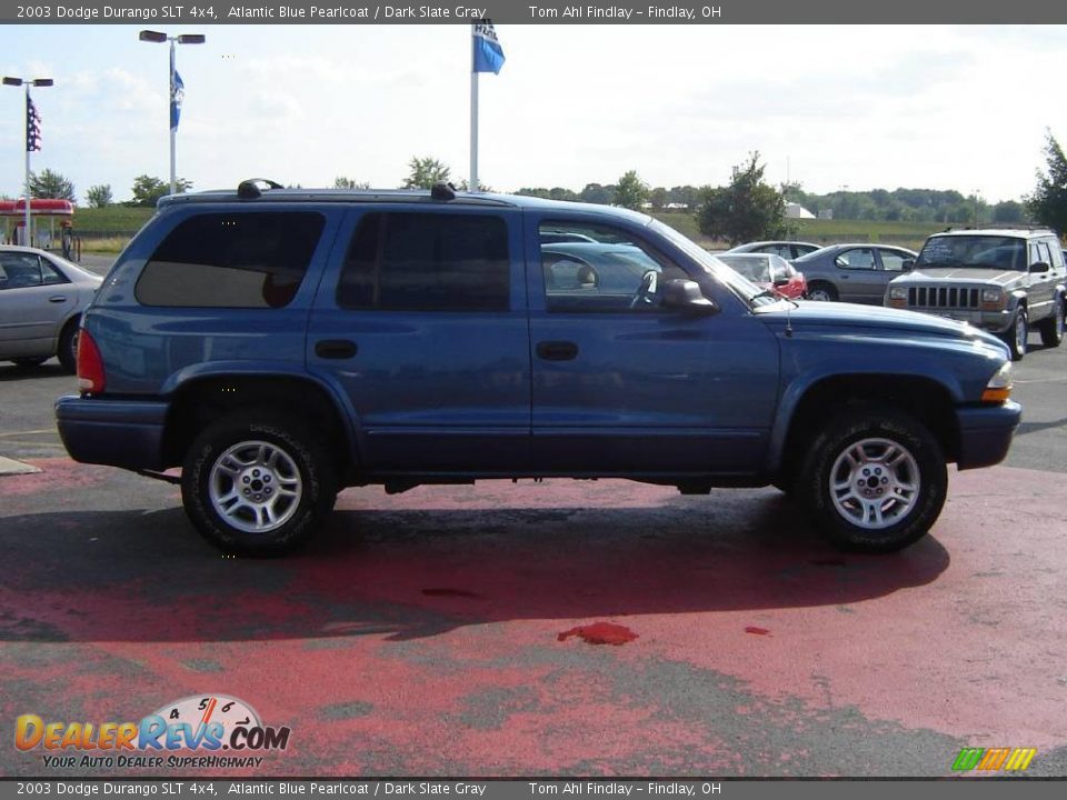 2003 Dodge Durango SLT 4x4 Atlantic Blue Pearlcoat / Dark Slate Gray Photo #6