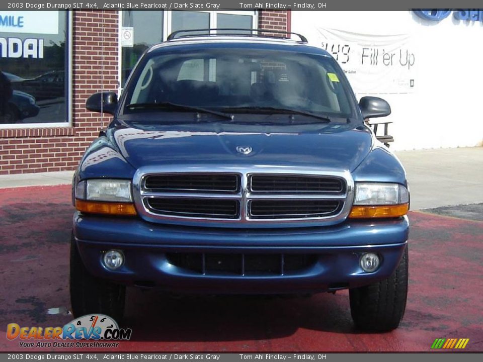 2003 Dodge Durango SLT 4x4 Atlantic Blue Pearlcoat / Dark Slate Gray Photo #8