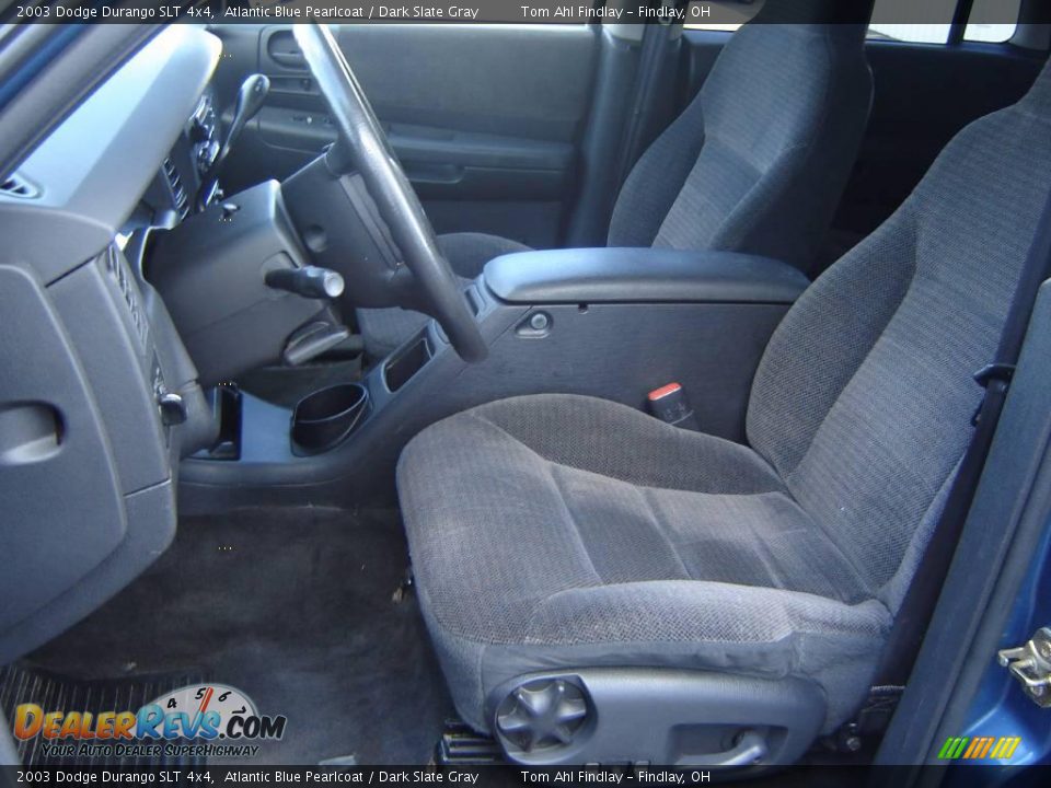 2003 Dodge Durango SLT 4x4 Atlantic Blue Pearlcoat / Dark Slate Gray Photo #9